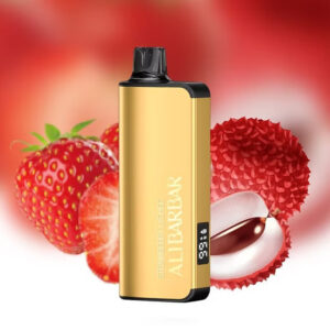 ALIBARBAR INGOT 9000 PUFF – STRAWBERRY LYCHEE