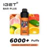 iGET BAR PLUS VAPE 6000 PUFF – ORANGE GRAPEFRUIT LEMON