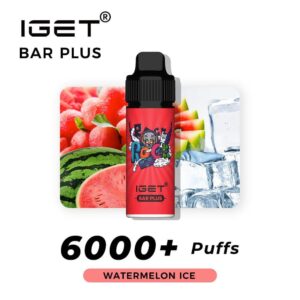 iGET BAR PLUS VAPE 6000 PUFF – WATERMELON ICE