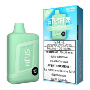 STLTH 8K Pro Disposable Vape Device - Kiwi Dragon Berry Ice
