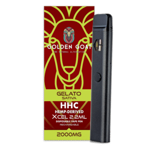 HHC Vape Device, 2000mg, Rechargeable/Disposable – Gelato
