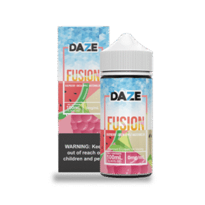 7 Daze Fusion Raspberry Green Apple Watermelon ICED 100ml Vape Juice