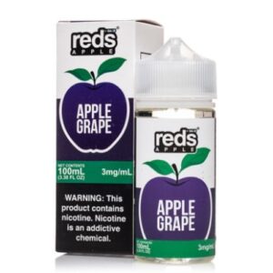 7 Daze Reds Apple Grape 100ml Vape Juice - 0mg