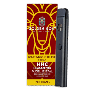 HHC Vape Device, 2000mg, Rechargeable/Disposable – Pineapple Kush