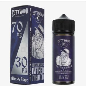 Black Cherries Infused Tobacco | The Tobacconist by Cuttwood E Liquid | 100ml Short Fill