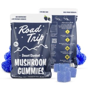 DESERT STARDUST MUSHROOM GUMMIES – BLUE RASPBERRY