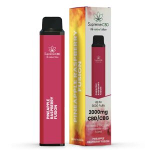 CBD Disposable Vape – Pineapple Raspberry Fusion (2000mg)