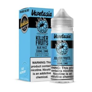 VAPETASIA KILLER FRUITS BLUE RAZZ TFN E-JUICE 100ML