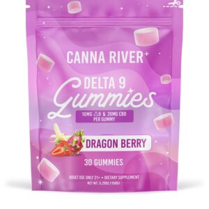 DELTA 9 THC GUMMIES WITH CBD – DRAGON BERRY – CANNA RIVER