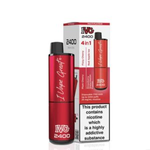 IVG 2400 Red Edition 4 In 1 20mg Disposable Vape