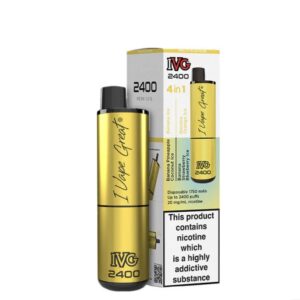 IVG 2400 Banana Edition 4 in 1 Disposable Vape – 20mg