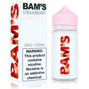 Bam’s Strawberry Cannoli 100ml Vape Juice