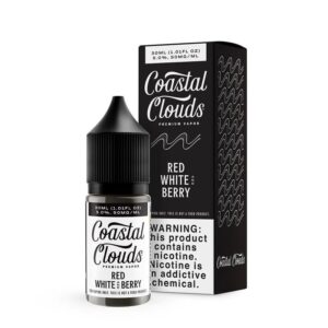 Coastal Clouds Red White Berry Nic Salt Vape Juice 30ml