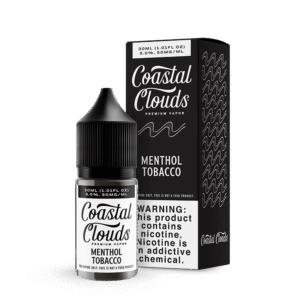 Coastal Clouds Menthol Tobacco Nic Salt Vape Juice 30ml