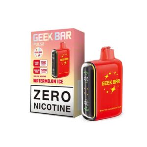 Geek Bar Pulse Zero Nicotine Disposable Vape (0%, 15000 Puffs) - Watermelon Ice