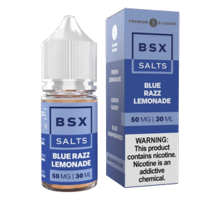 Glas BSX Blue Razz Lemonade Nic Salt Vape Juice 30ml