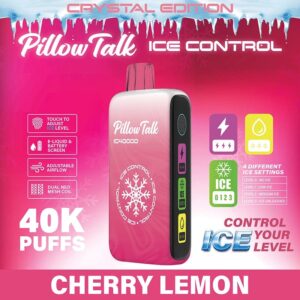 Pillow Talk Ice Control IC40000 Disposable Vape (5%, 40000 Puffs) - Cherry Lemon (Crystal Edition)