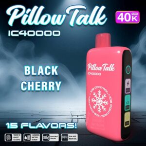 Pillow Talk Ice Control IC40000 Disposable Vape (5%, 40000 Puffs) - Black Cherry
