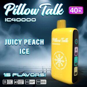 Pillow Talk Ice Control IC40000 Disposable Vape (5%, 40000 Puffs) - Juicy Peach Ice