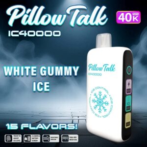 Pillow Talk Ice Control IC40000 Disposable Vape (5%, 40000 Puffs) - White Gummy Ice