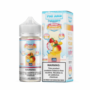Pod Juice Freeze Mango Strawberry Dragonfruit TF 100ml Vape Juice