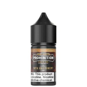 Prohibition Juice 18th Amendment 30ml Nic Salt Vape Juice