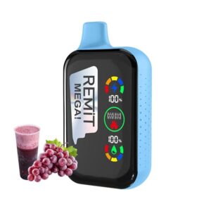 Remit Mega 18000 Disposable Vape (5%, 18000 Puffs) - Grape Honeydew