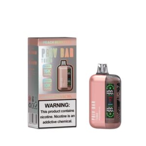 SMOK PRIV Bar Turbo Disposable Vape (5%, 15000 Puffs) - Peach Berry Ice