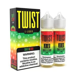 Sweet & Sour 2x 60ml (120ml) Vape Juice – Twist E-Liquids